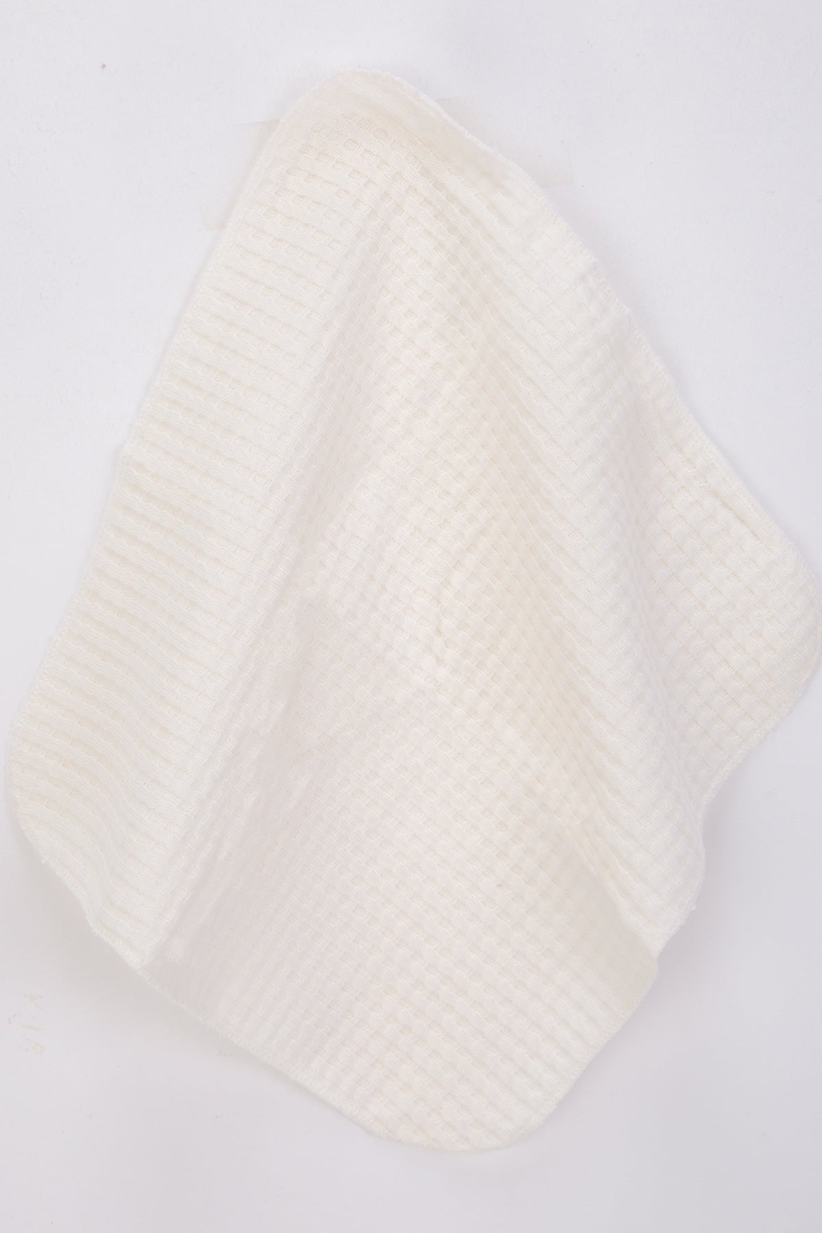 Ekru Natural Bebek Soft Petek Dokulu Penye Ağız Mendili - 7'li - %100 Organik