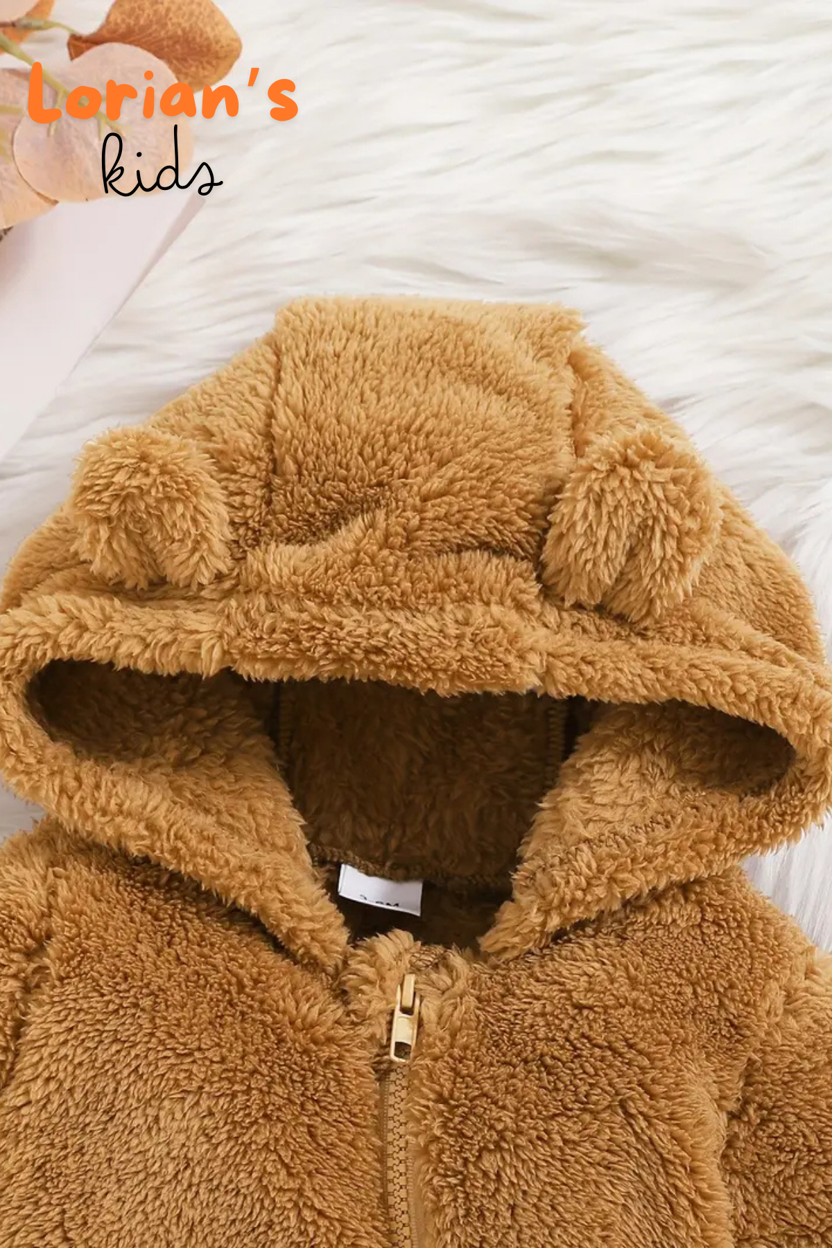 Welsoft Ayıcık Peluş Çocuk Tulumu Unisex - Kahverengi