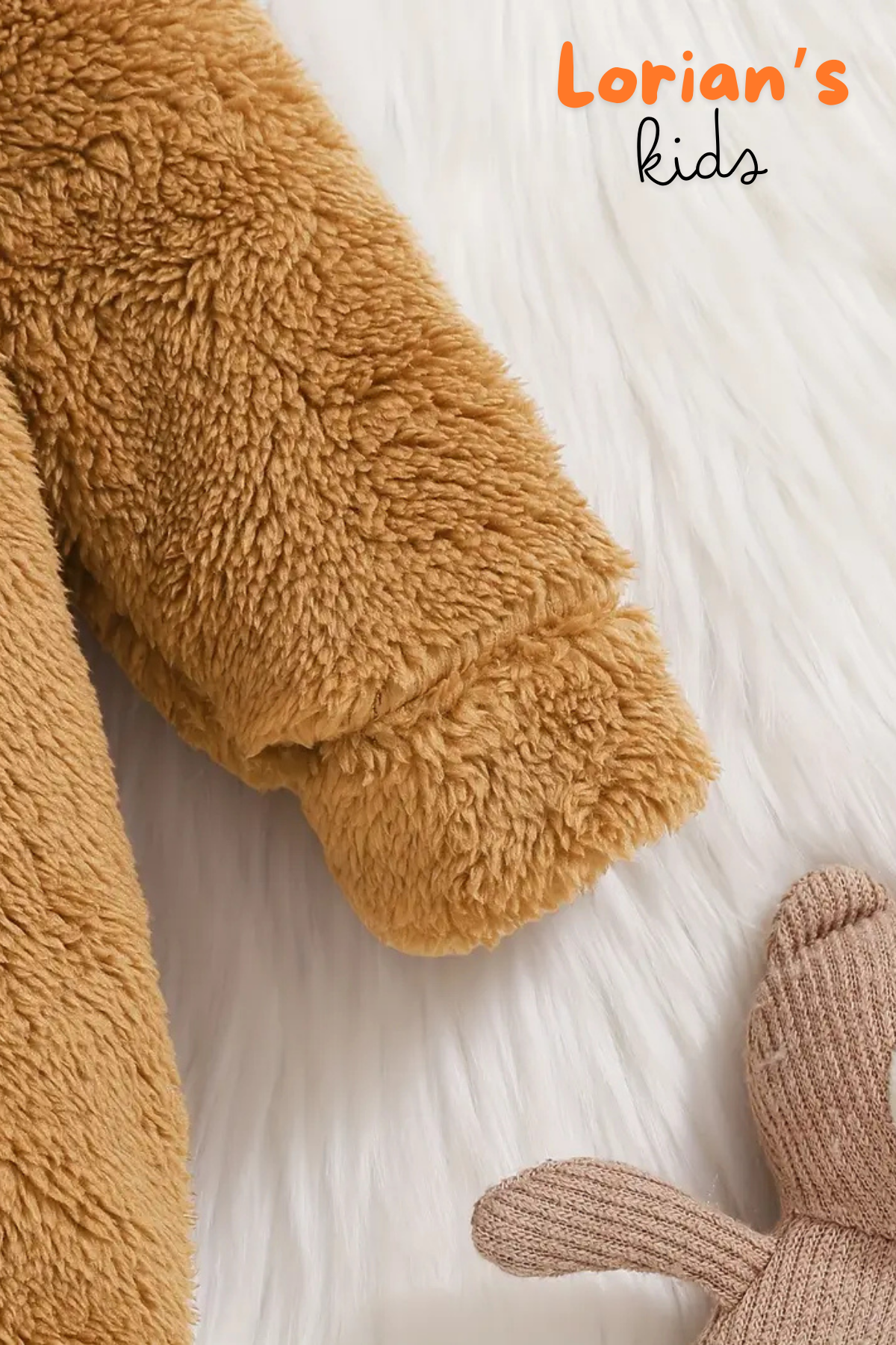 Welsoft Ayıcık Peluş Çocuk Tulumu Unisex - Kahverengi
