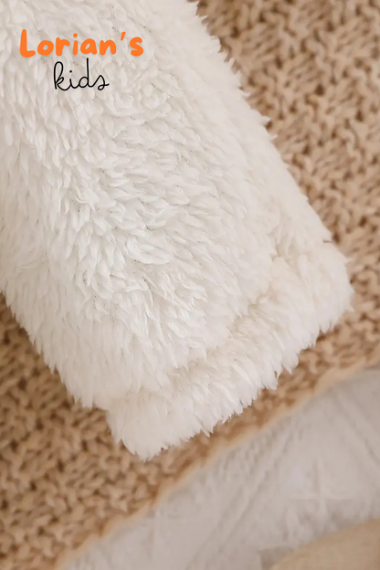 Welsoft Ayıcık Peluş Çocuk Tulumu Unisex - Ekru