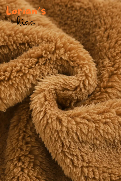 Welsoft Ayıcık Peluş Çocuk Tulumu Unisex - Kahverengi